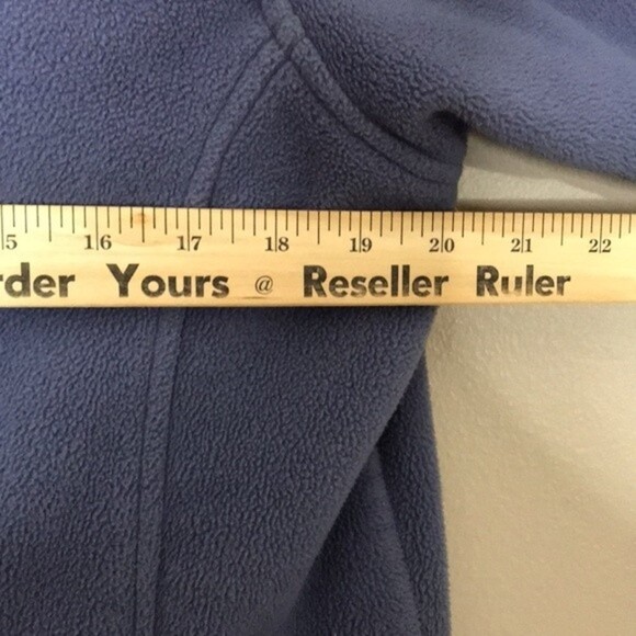 L.L. bean fleece zip up fall winter jacket with synch waist size medium - Picture 8 of 12